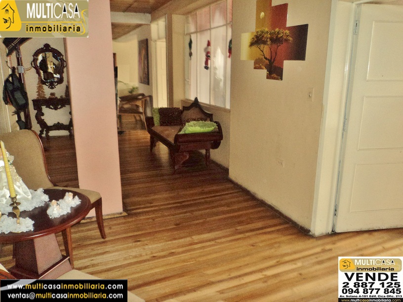 Casa en Venta a crédito de 6 departamentos sector Centro de la Ciudad Cuenca - Ecuador