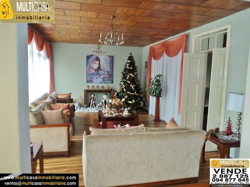 Casa en Venta a crédito de 6 departamentos sector Centro de la Ciudad Cuenca - Ecuador