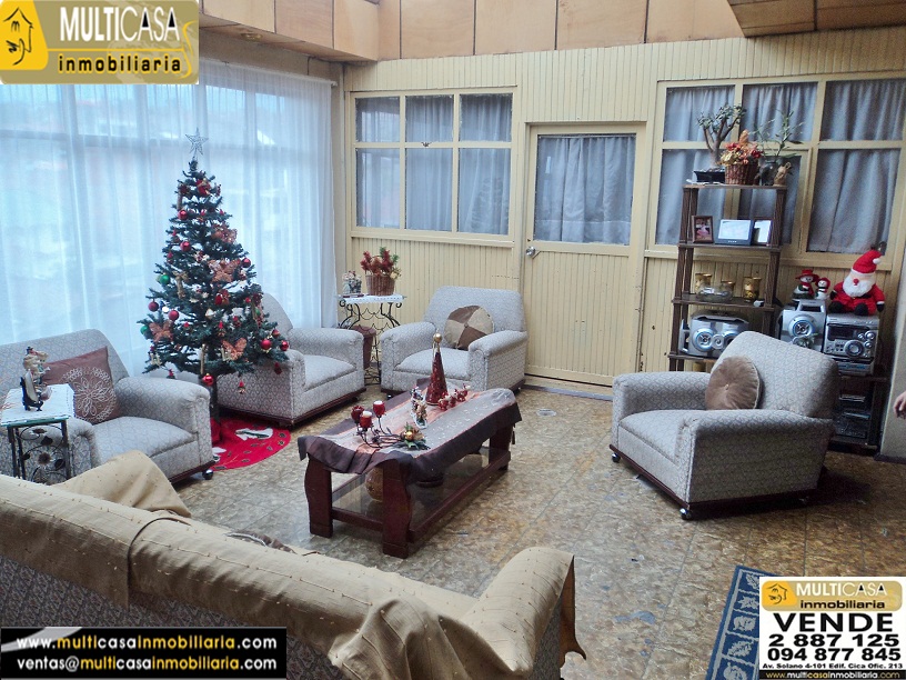 Casa en Venta a crédito de 6 departamentos sector Centro de la Ciudad Cuenca - Ecuador