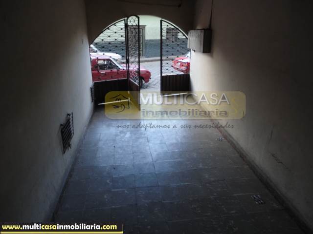 Casa rentera en Venta a Crédito sector Centro de la Ciudad Cuenca-Ecuador