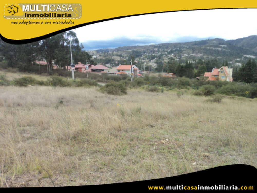 Venta a Crédito de hermoso terreno plano sector Autopista-Challuabamba Cuenca- Ecuador