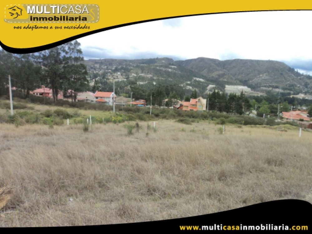 Venta a Crédito de hermoso terreno plano sector Autopista-Challuabamba Cuenca- Ecuador