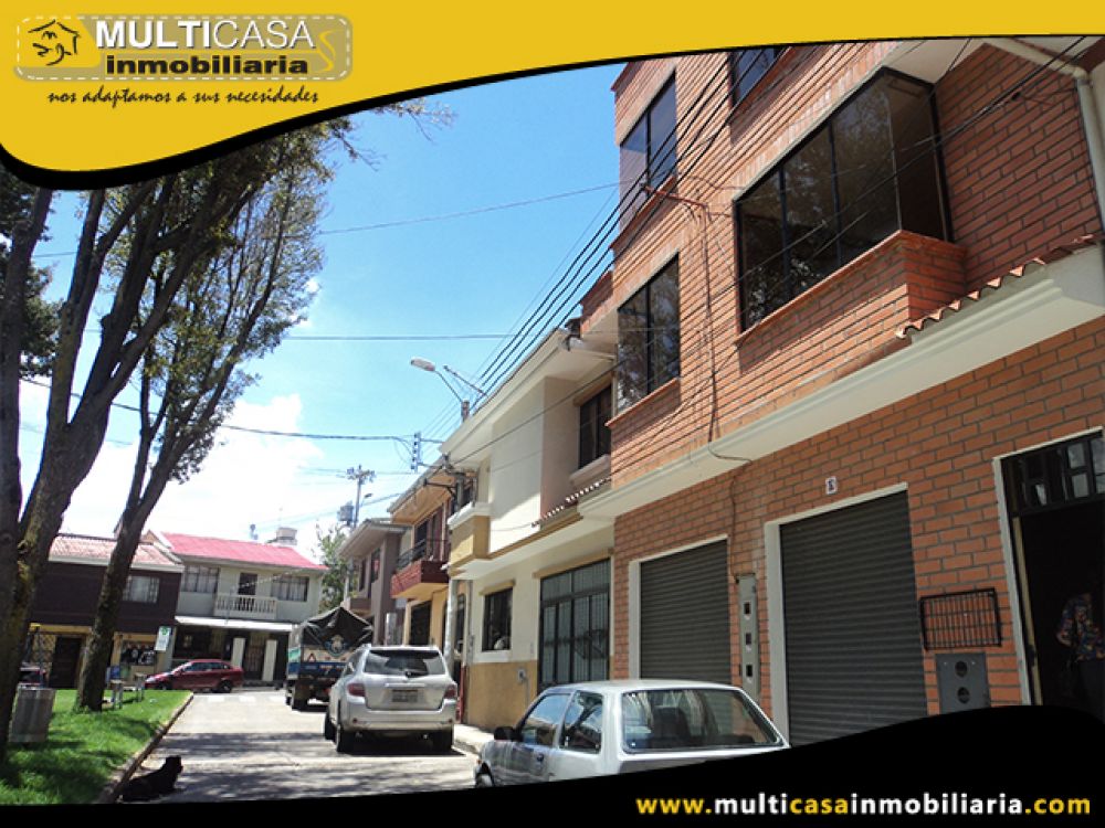 Venta a crédito Hermosa casa Comercial sector Empresa Eléctrica Cuenca - Ecuador