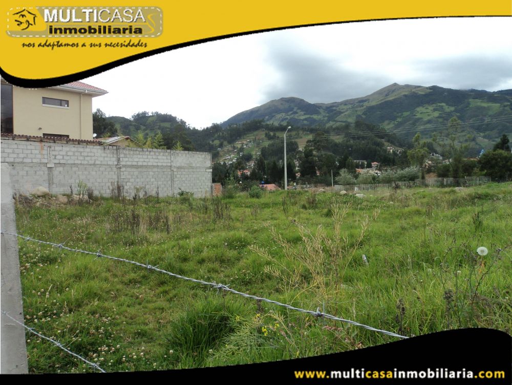 Terreno en Venta a Crédito plano residencial Sector Misicata Cuenca-Ecuador