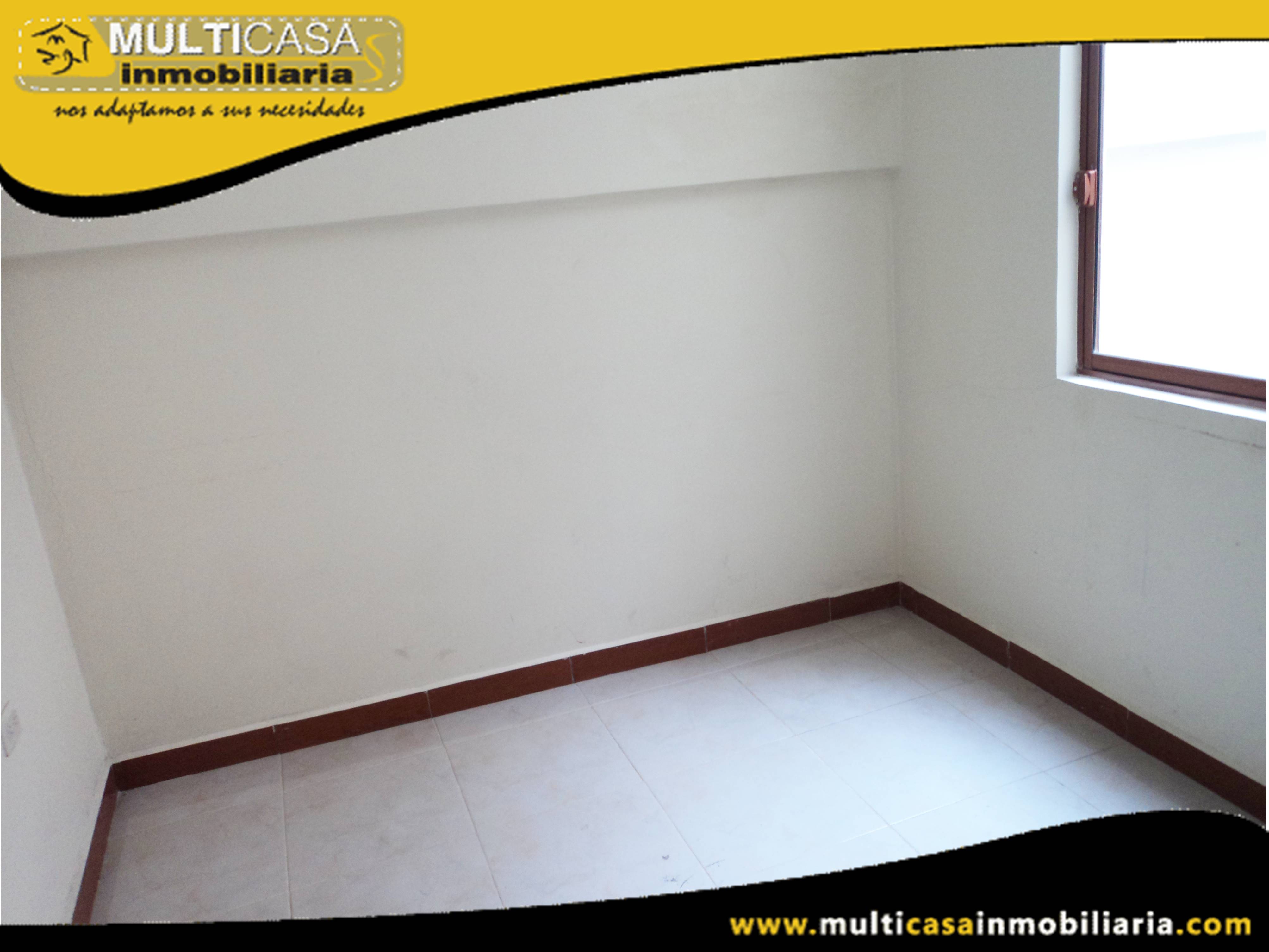 Departamento en Arriendo dos dormitorios Sector Centro de la Ciudad Cuenca-Ecuador
