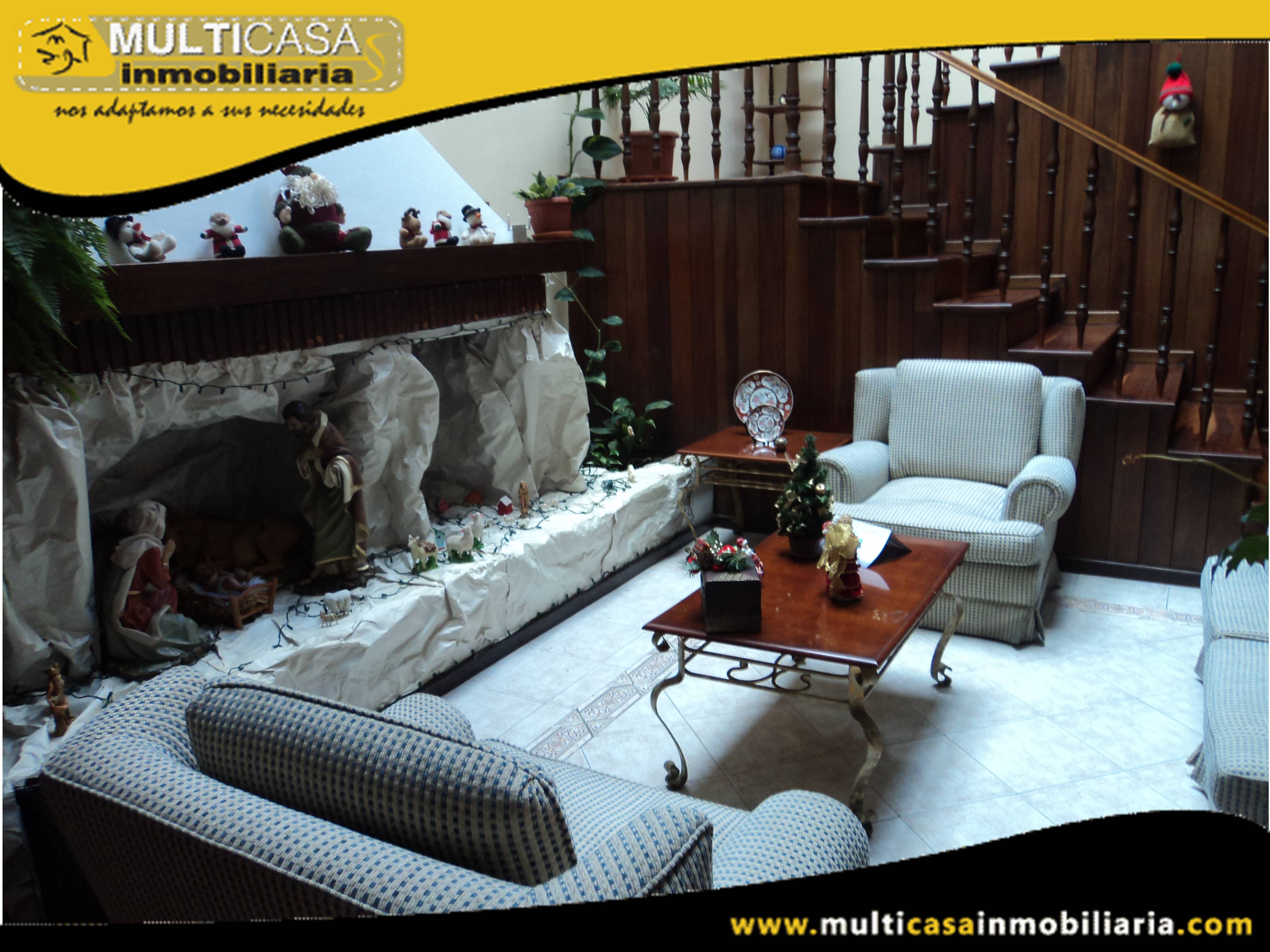 Casa con Mini Suite en Venta a Crédito Sector Remigio Crespo Cuenca-Ecuador