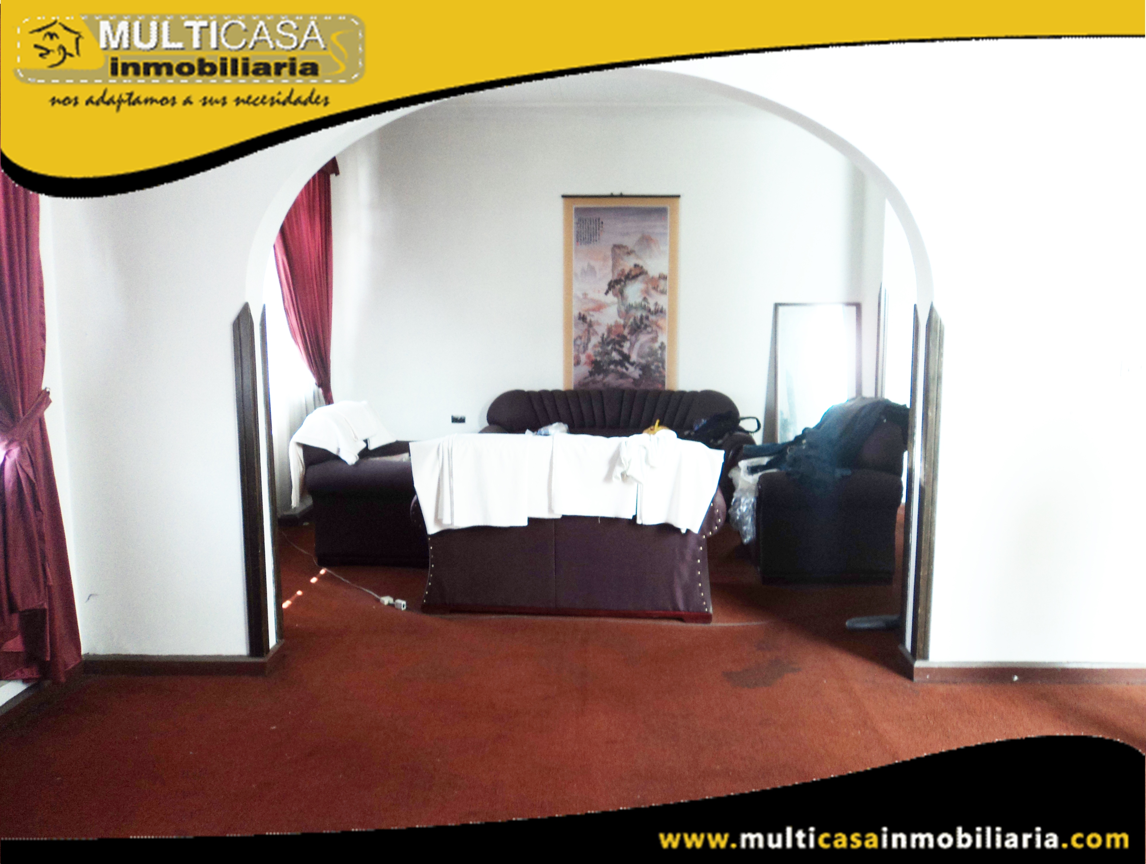 Casa con Local Comercial a Crédito Sector Centro de la Ciudad Cuenca-Ecuador