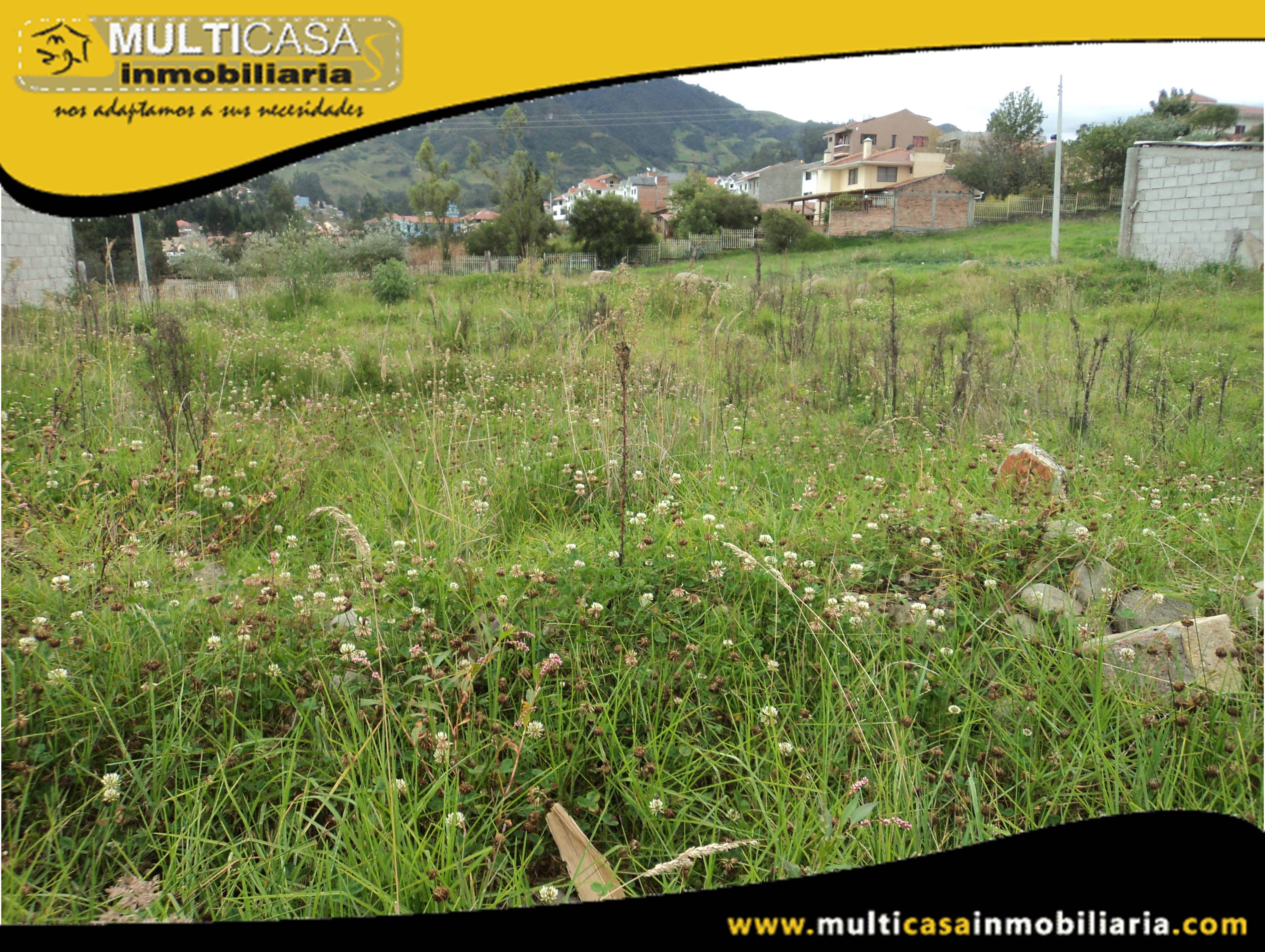 Dos Lotes de Venta con todas las obras Sector Misicata Cuenca - Ecuador