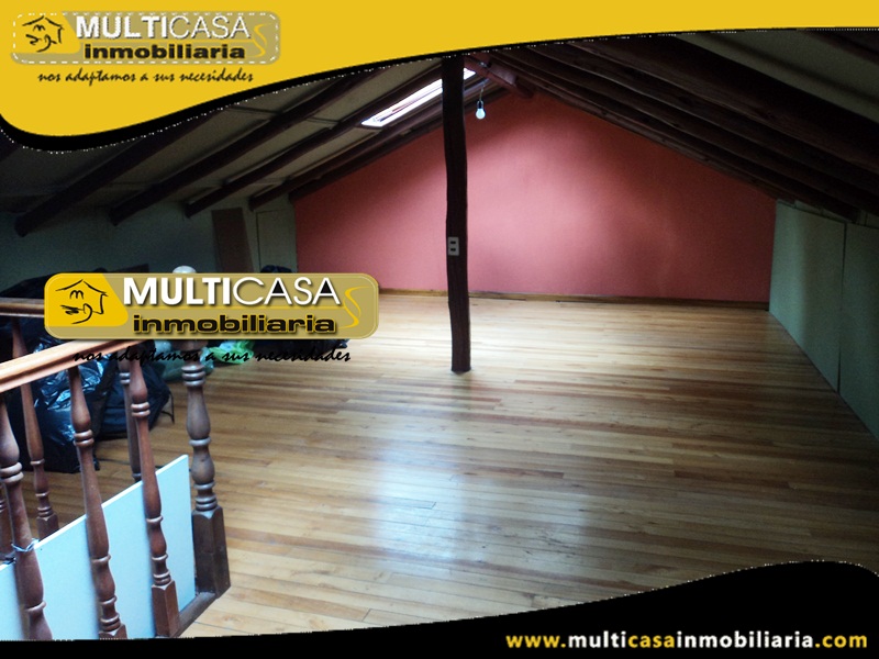Casa Amoblada en Venta a Crédito Sector Lazareto Cuenca - Ecuador