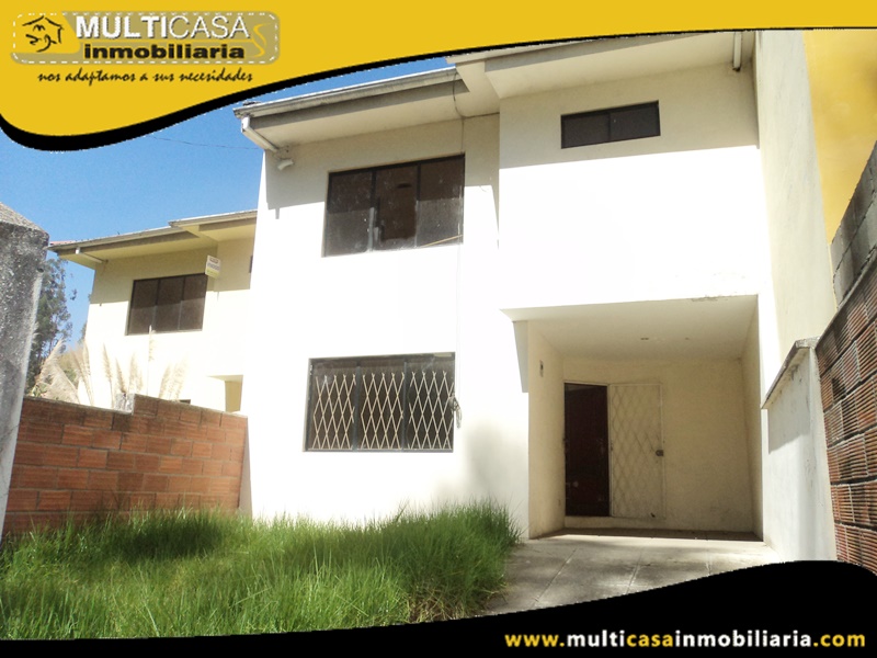 Casa en venta a Crédito Sector Las Orquídeas Cuenca-Ecuador