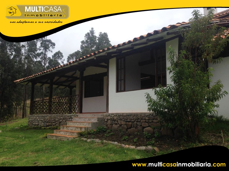 Casa con 19.500 m2 de Terreno en Venta a Crédito Sector Sidcay Cuenca-Ecuador